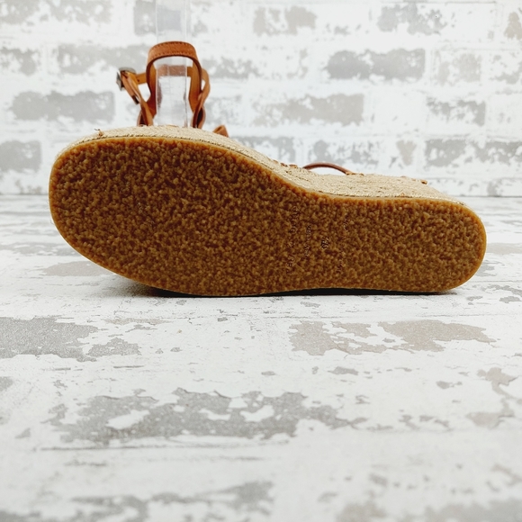 New Rag & Bone Hera Espadrille Wedge Suede Sandal A569 - Picture 8 of 13